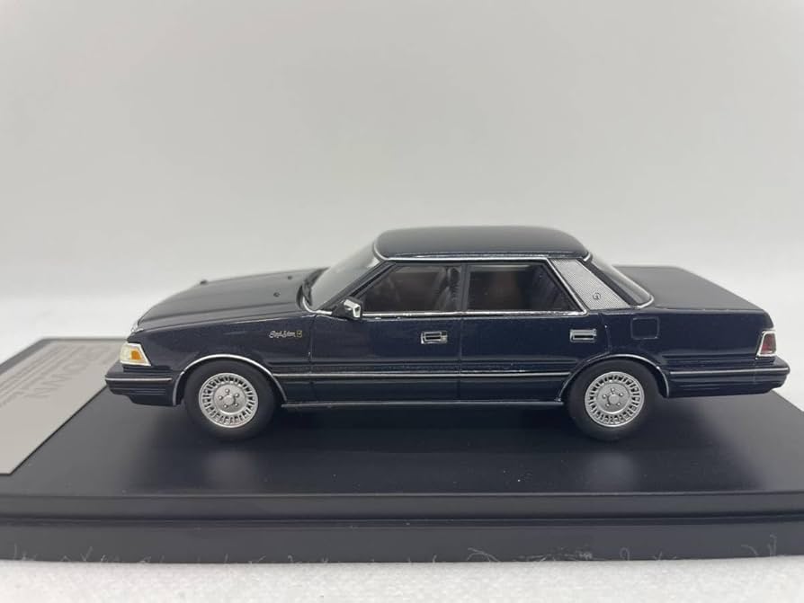 ハイストーリー　クラウン　1986 ダークブルーメタリック Amazon | Hi-Story 1/43 ミニカー クラウン Toyota CROWN 4ドア